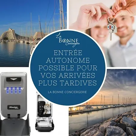 Etoile De Mer * Wifi * Parking * Clim * Central * La Grande-Motte Buitenkant foto